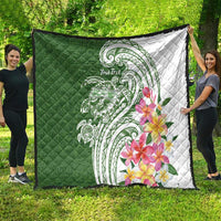 Aloha Molokai Island Personalized Quilt Sage Dreamy Turtle LT7 - Polynesian Pride