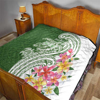Aloha Molokai Island Personalized Quilt Sage Dreamy Turtle LT7 - Polynesian Pride
