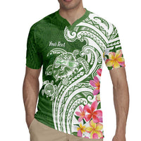 Aloha Molokai Island Personalized Rugby Jersey Sage Dreamy Turtle LT7 - Polynesian Pride