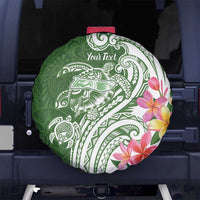 Aloha Molokai Island Personalized Spare Tire Cover Sage Dreamy Turtle LT7 No hole Sage Green - Polynesian Pride