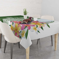 Aloha Molokai Island Personalized Tablecloth Sage Dreamy Turtle LT7 - Polynesian Pride