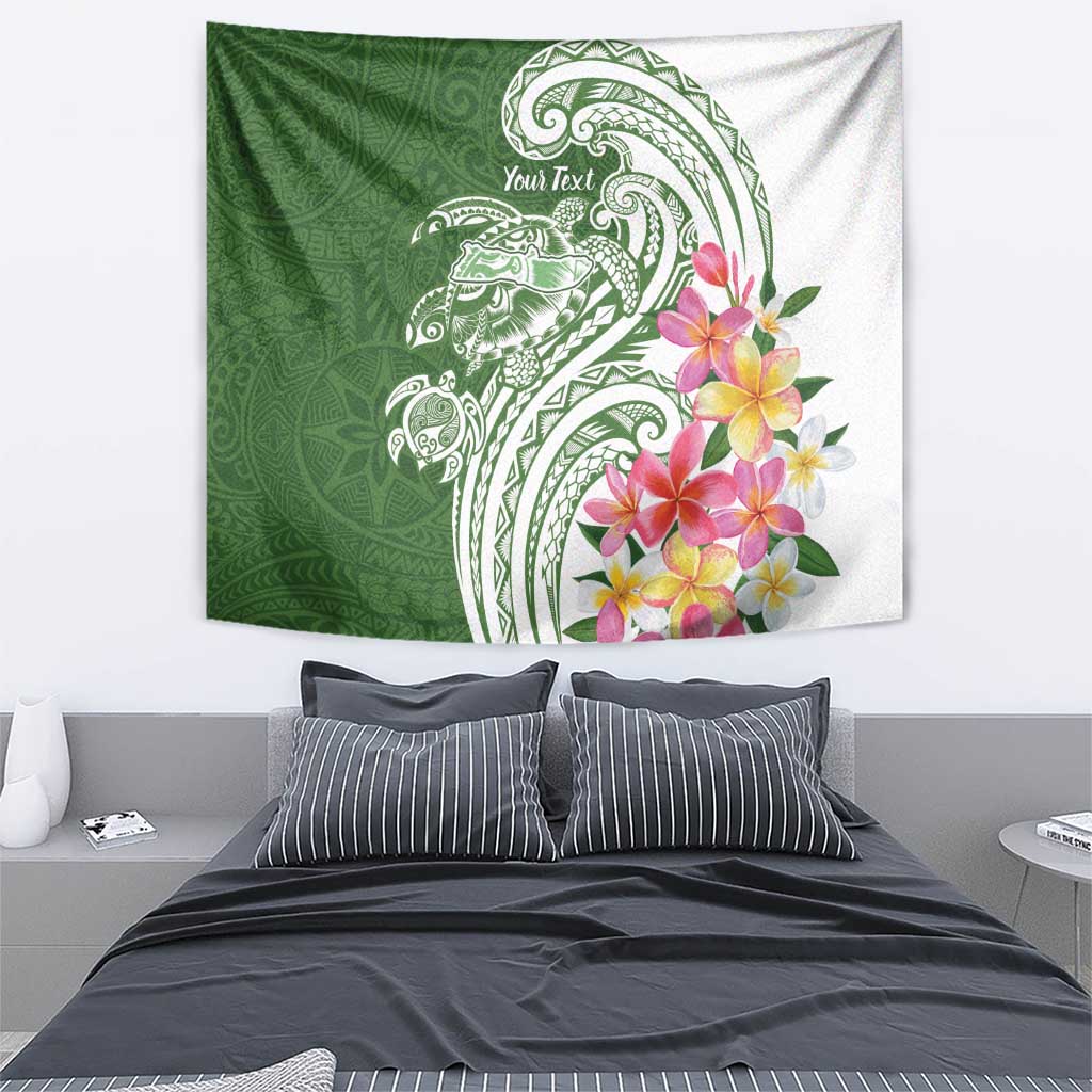 Aloha Molokai Island Personalized Tapestry Sage Dreamy Turtle LT7 - Polynesian Pride