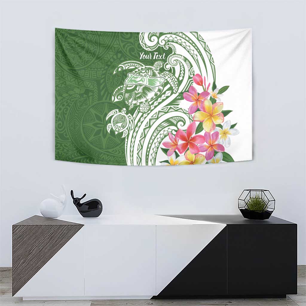 Aloha Molokai Island Personalized Tapestry Sage Dreamy Turtle LT7 - Polynesian Pride