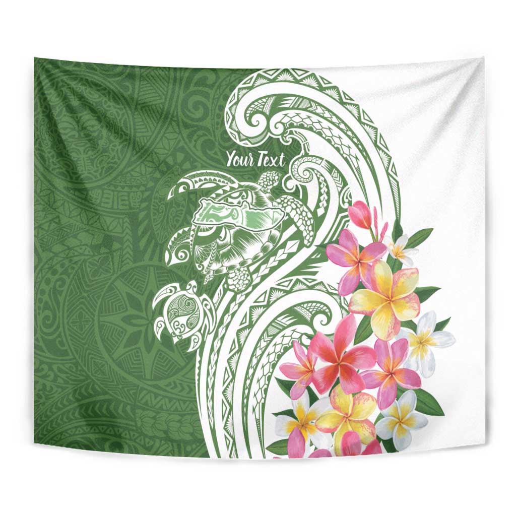 Aloha Molokai Island Personalized Tapestry Sage Dreamy Turtle LT7 - Polynesian Pride