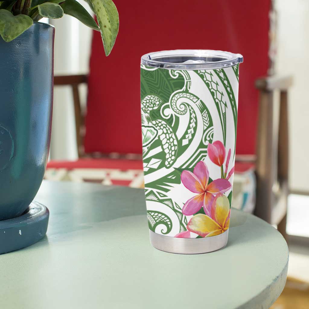 Aloha Molokai Island Personalized Tumbler Cup Sage Dreamy Turtle LT7 - Polynesian Pride