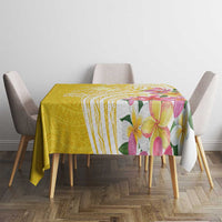 Aloha Oahu Island Personalized Tablecloth Yellow Dreamy Turtle LT7 - Polynesian Pride