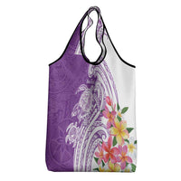 Aloha Kauai Island Personalized Grocery Bag Lilac Dreamy Turtle LT7 - Polynesian Pride