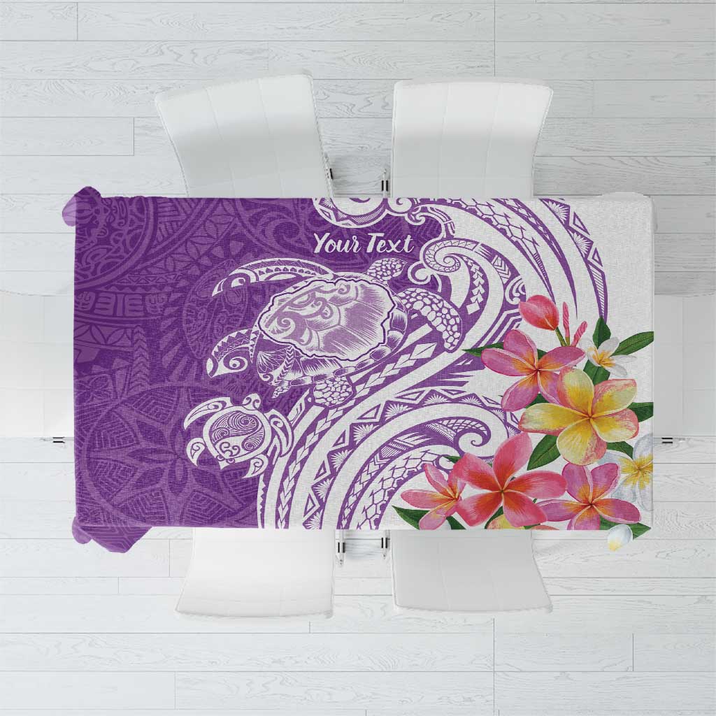 Aloha Kauai Island Personalized Tablecloth Lilac Dreamy Turtle LT7 Lilac - Polynesian Pride