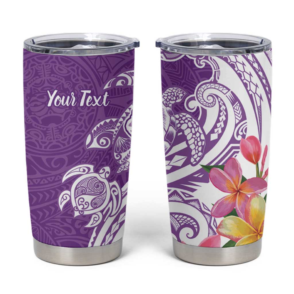 Aloha Kauai Island Personalized Tumbler Cup Lilac Dreamy Turtle LT7 Lilac - Polynesian Pride