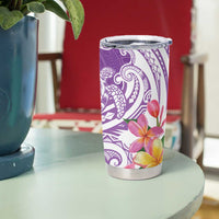 Aloha Kauai Island Personalized Tumbler Cup Lilac Dreamy Turtle LT7 - Polynesian Pride