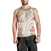 Aloha Ni’ihau Island Personalized Men Tank Top Beige Dreamy Turtle