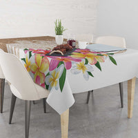 Aloha Niihau Island Personalized Tablecloth Beige Dreamy Turtle LT7 - Polynesian Pride