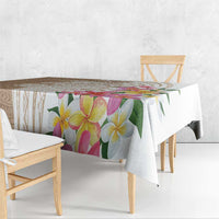 Aloha Niihau Island Personalized Tablecloth Beige Dreamy Turtle LT7 - Polynesian Pride