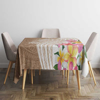 Aloha Niihau Island Personalized Tablecloth Beige Dreamy Turtle LT7 - Polynesian Pride