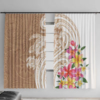 Aloha Ni’ihau Island Personalized Window Curtain Beige Dreamy Turtle
