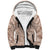 Hawaii Father's Day Vintage Lei Sherpa Hoodie Hauoli la Makuakane - Beige