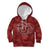 Hawaii Father's Day Vintage Lei Kid Hoodie Hauoli la Makuakane - Red LT7