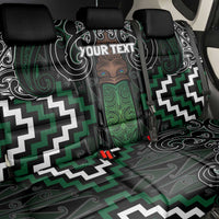 Maori Taiaha Pounamu Whakairo Personalized Back Car Seat Cover Jade Poutama Motifs