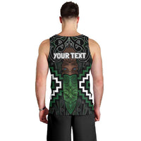 Maori Taiaha Pounamu Whakairo Personalized Men Tank Top Jade Poutama Motifs