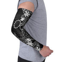 Black Kuki Airani Tapakau Arm Sleeves Tribal Anchor Mix Tiare