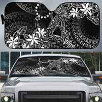Black Kuki Airani Tapakau Auto Sun Shade Tribal Anchor Mix Tiare