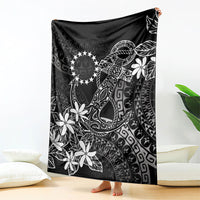 Black Kuki Airani Tapakau Blanket Tribal Anchor Mix Tiare