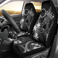 Black Kuki Airani Tapakau Car Seat Cover Tribal Anchor Mix Tiare LT7 - Polynesian Pride