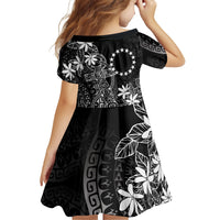 Black Kuki Airani Tapakau Family Matching Tank Maxi Dress and Hawaiian Shirt Tribal Anchor Mix Tiare LT7 - Polynesian Pride