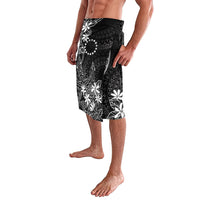 Black Kuki Airani Tapakau Lavalava Tribal Anchor Mix Tiare