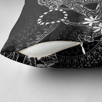 Black Kuki Airani Tapakau Pillow Cover Tribal Anchor Mix Tiare