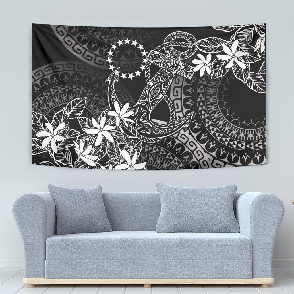 Black Kuki Airani Tapakau Tapestry Tribal Anchor Mix Tiare