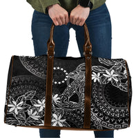 Black Kuki Airani Tapakau Travel Bag Tribal Anchor Mix Tiare