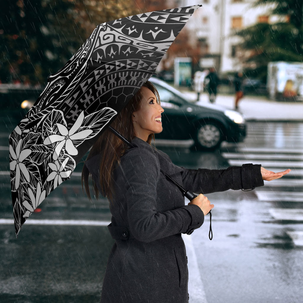 Black Kuki Airani Tapakau Umbrella Tribal Anchor Mix Tiare