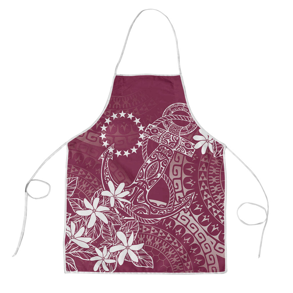 Maroon Kuki Airani Tapakau Apron Tribal Anchor Mix Tiare LT7 Maroon - Polynesian Pride