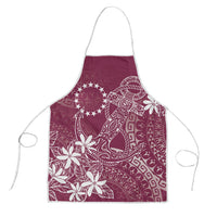 Maroon Kuki Airani Tapakau Apron Tribal Anchor Mix Tiare LT7 Maroon - Polynesian Pride