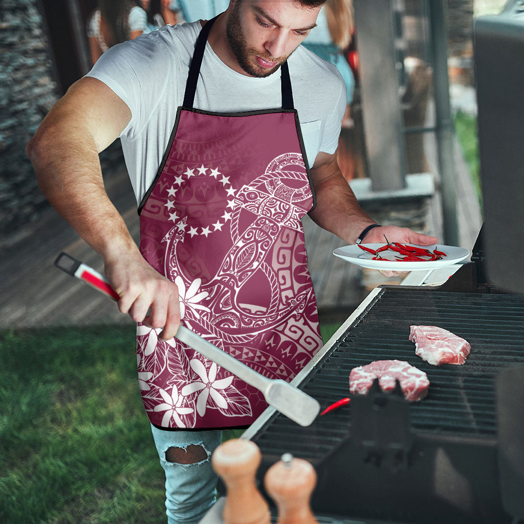 Maroon Kuki Airani Tapakau Apron Tribal Anchor Mix Tiare LT7 - Polynesian Pride