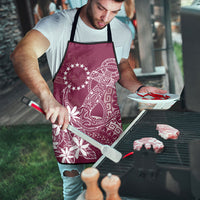 Maroon Kuki Airani Tapakau Apron Tribal Anchor Mix Tiare LT7 - Polynesian Pride