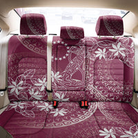 Maroon Kuki Airani Tapakau Back Car Seat Cover Tribal Anchor Mix Tiare