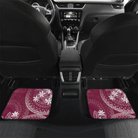 Maroon Kuki Airani Tapakau Car Mats Tribal Anchor Mix Tiare