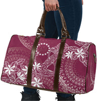 Maroon Kuki Airani Tapakau Travel Bag Tribal Anchor Mix Tiare