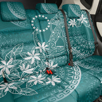 Teal Kuki Airani Tapakau Back Car Seat Cover Tribal Anchor Mix Tiare