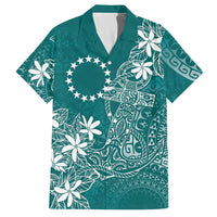 Teal Kuki Airani Tapakau Hawaiian Shirt Tribal Anchor Mix Tiare LT7 Teal - Polynesian Pride