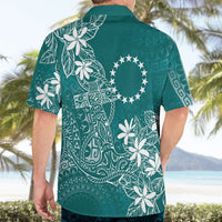 Teal Kuki Airani Tapakau Hawaiian Shirt Tribal Anchor Mix Tiare LT7 - Polynesian Pride