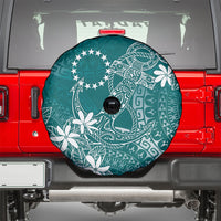 Teal Kuki Airani Tapakau Spare Tire Cover Tribal Anchor Mix Tiare LT7 - Polynesian Pride