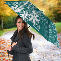 Teal Kuki Airani Tapakau Umbrella Tribal Anchor Mix Tiare LT7 - Polynesian Pride