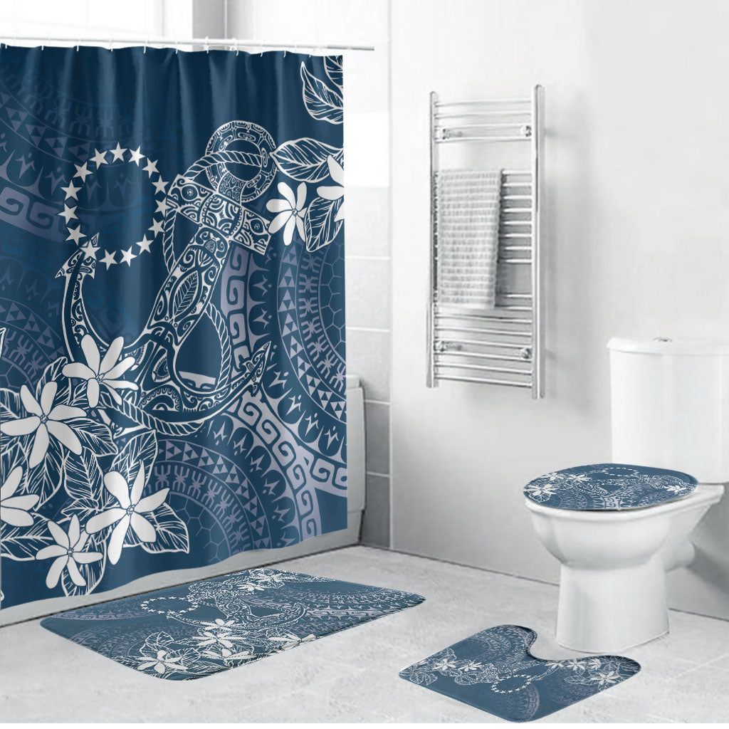 Navy Kuki Airani Tapakau Bathroom Set Tribal Anchor Mix Tiare