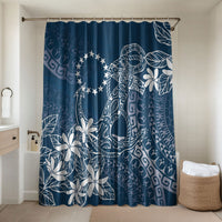 Navy Kuki Airani Tapakau Bathroom Set Tribal Anchor Mix Tiare