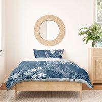 Navy Kuki Airani Tapakau Bedding Set Tribal Anchor Mix Tiare