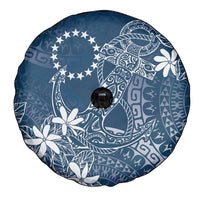 Navy Kuki Airani Tapakau Spare Tire Cover Tribal Anchor Mix Tiare LT7 - Polynesian Pride