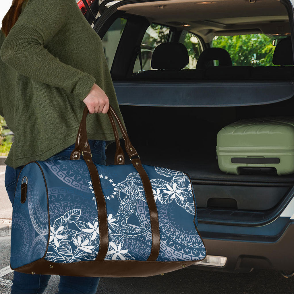 Navy Kuki Airani Tapakau Travel Bag Tribal Anchor Mix Tiare